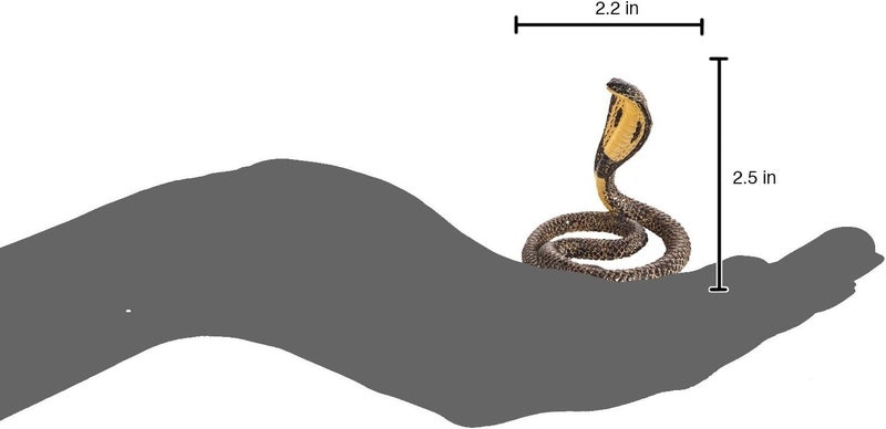MOJO King Cobra Snake Wildlife Animal Model Toy Figure - Image 3